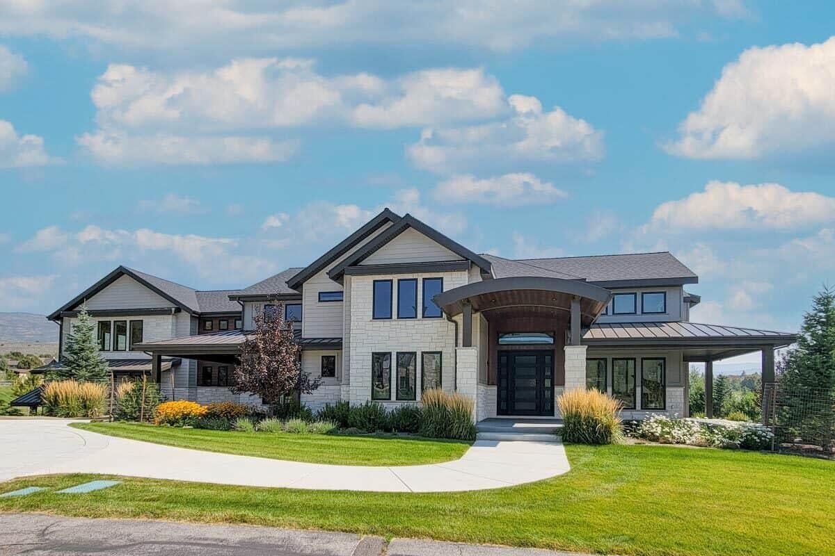 Explore This Contemporary Home with Striking Rooflines