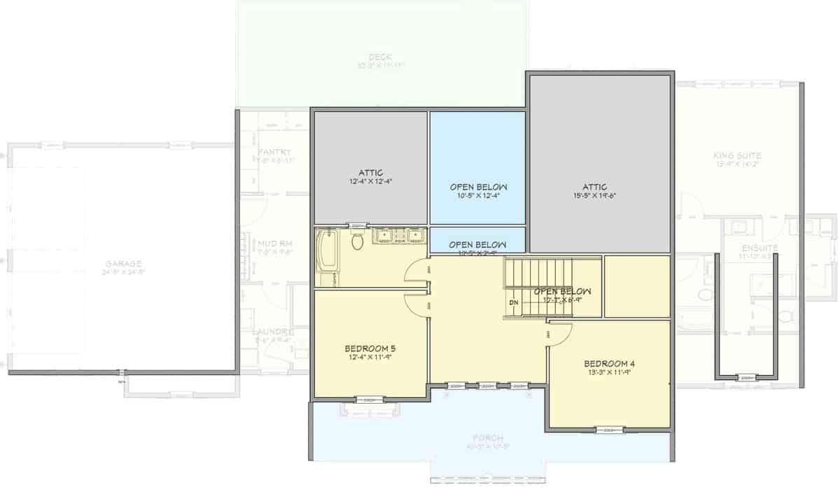 Exploring the Layout: A Look at the Spacious Attics and Bedrooms