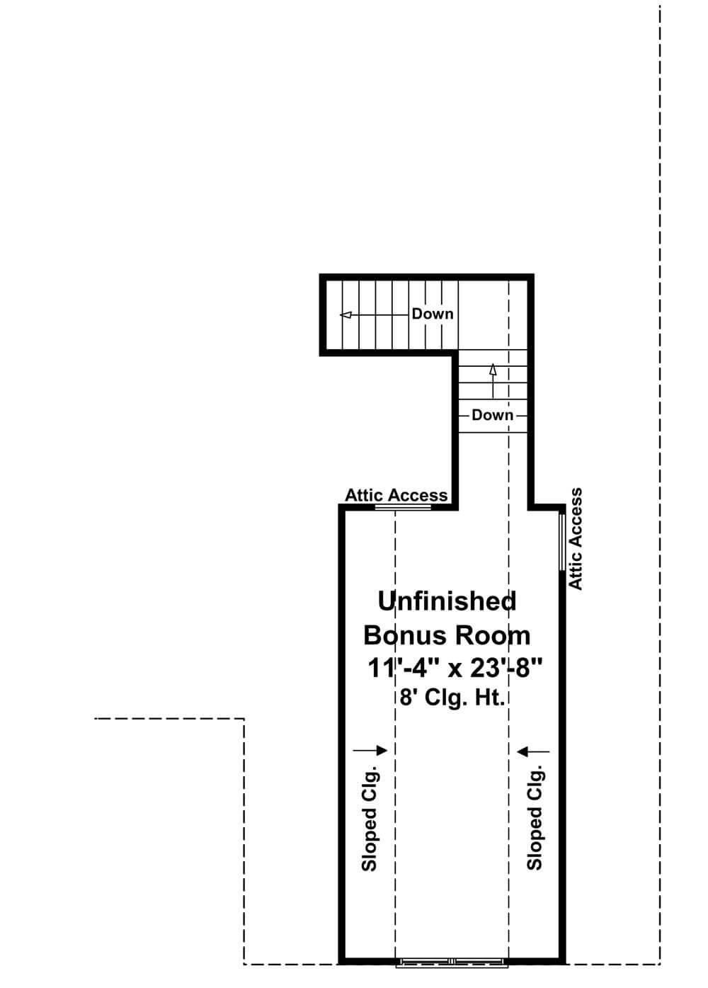 Bonus Level Floor Plan