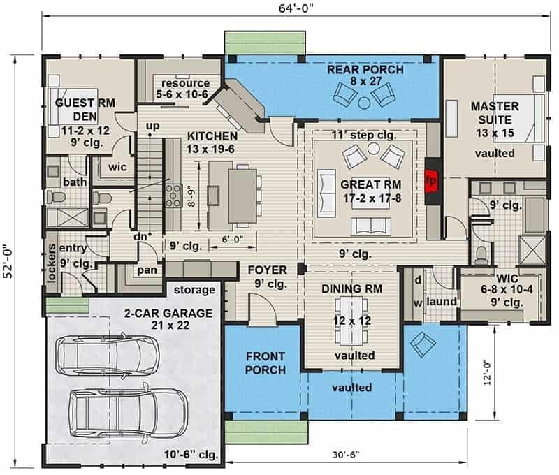 Explore This Thoughtfully Designed Open Floor Plan with a Spacious Great Room