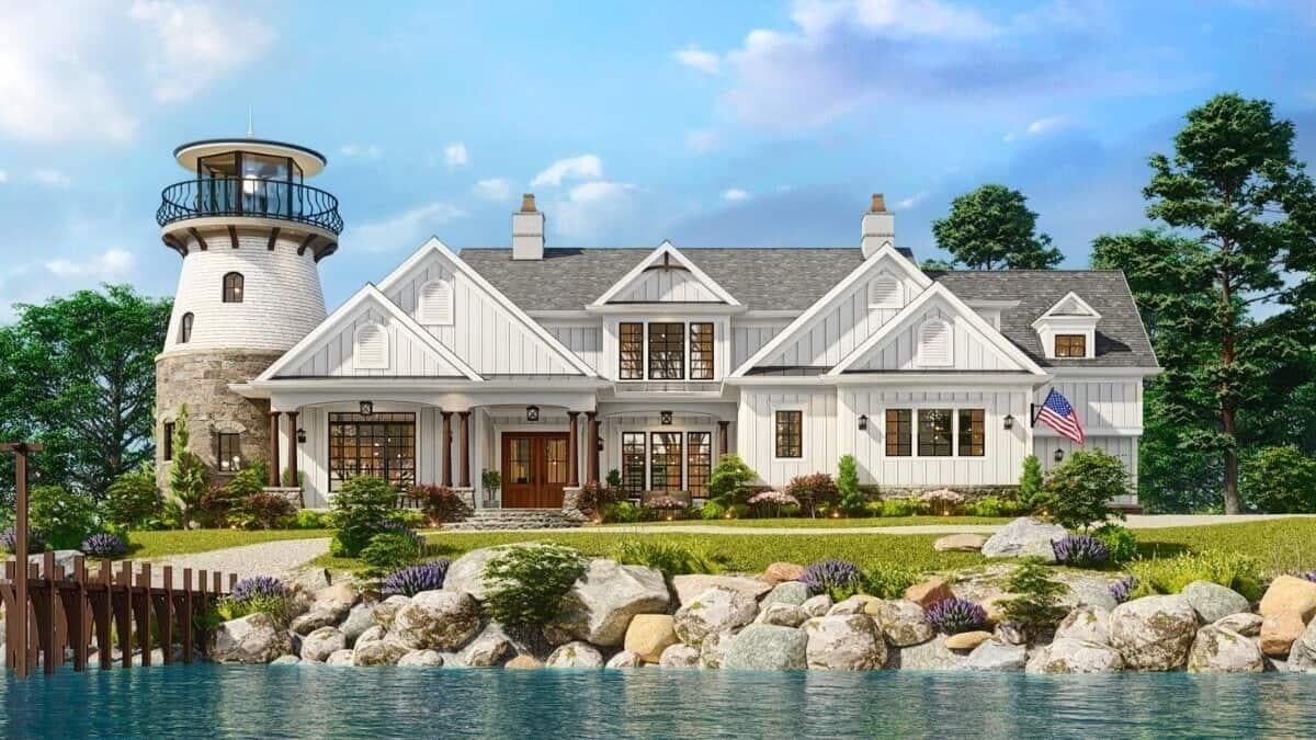 Coastal Charm with a Lighthouse Twist