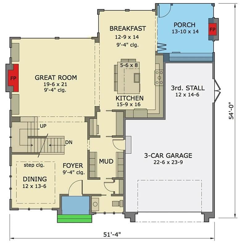 Explore This Thoughtfully Designed Open-Concept Floor Plan