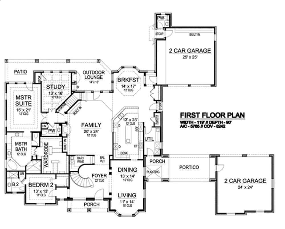 Explore the Spacious First Floor with a Dedicated Study and Outdoor Lounge