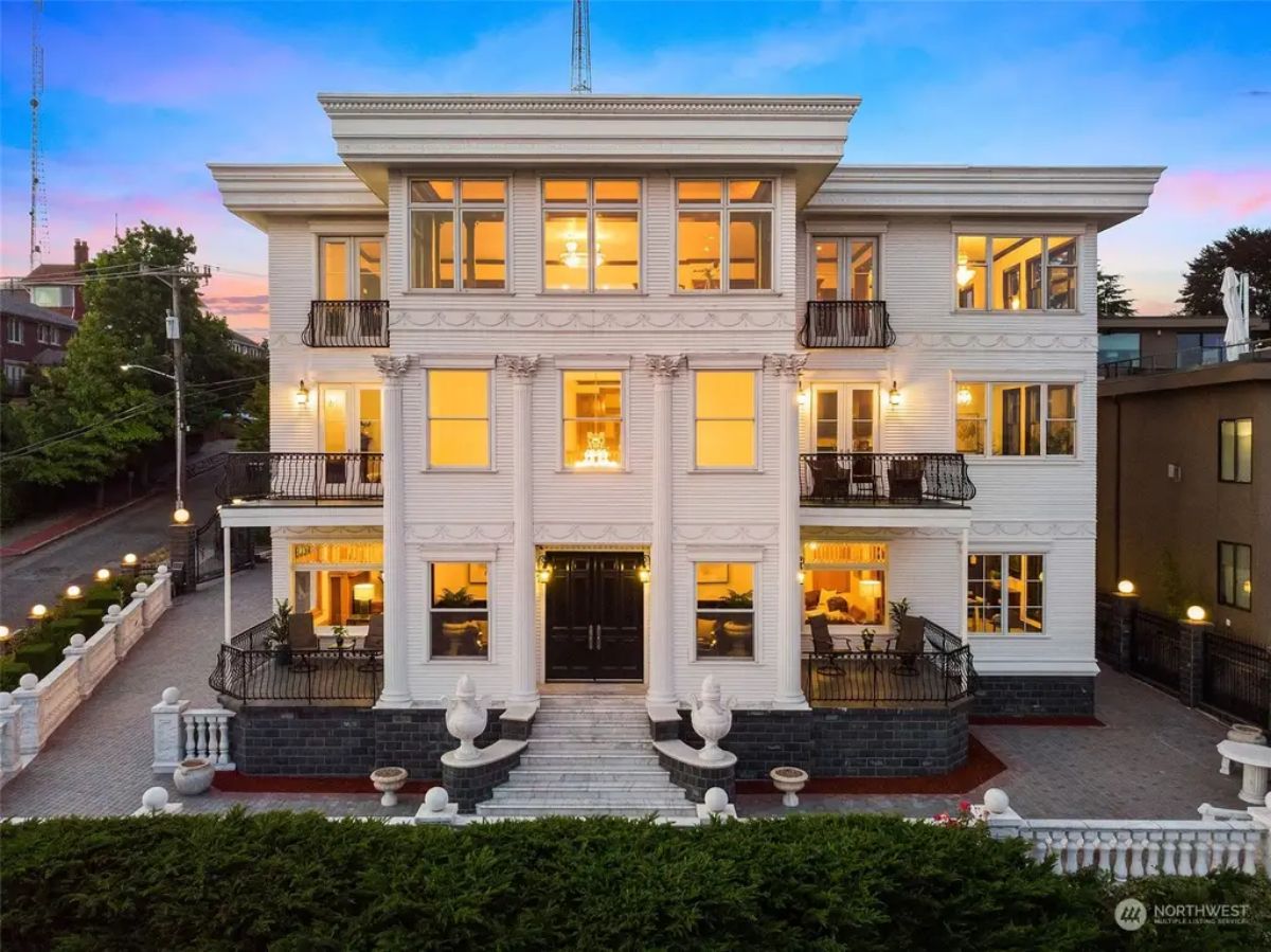 Perched at the highest peak of Queen Anne, this 1902 Queen Anne mansion, originally built for Seafirst Bank founder W.J. Whitney, offers nearly 10,000 square feet of meticulously restored living space.
