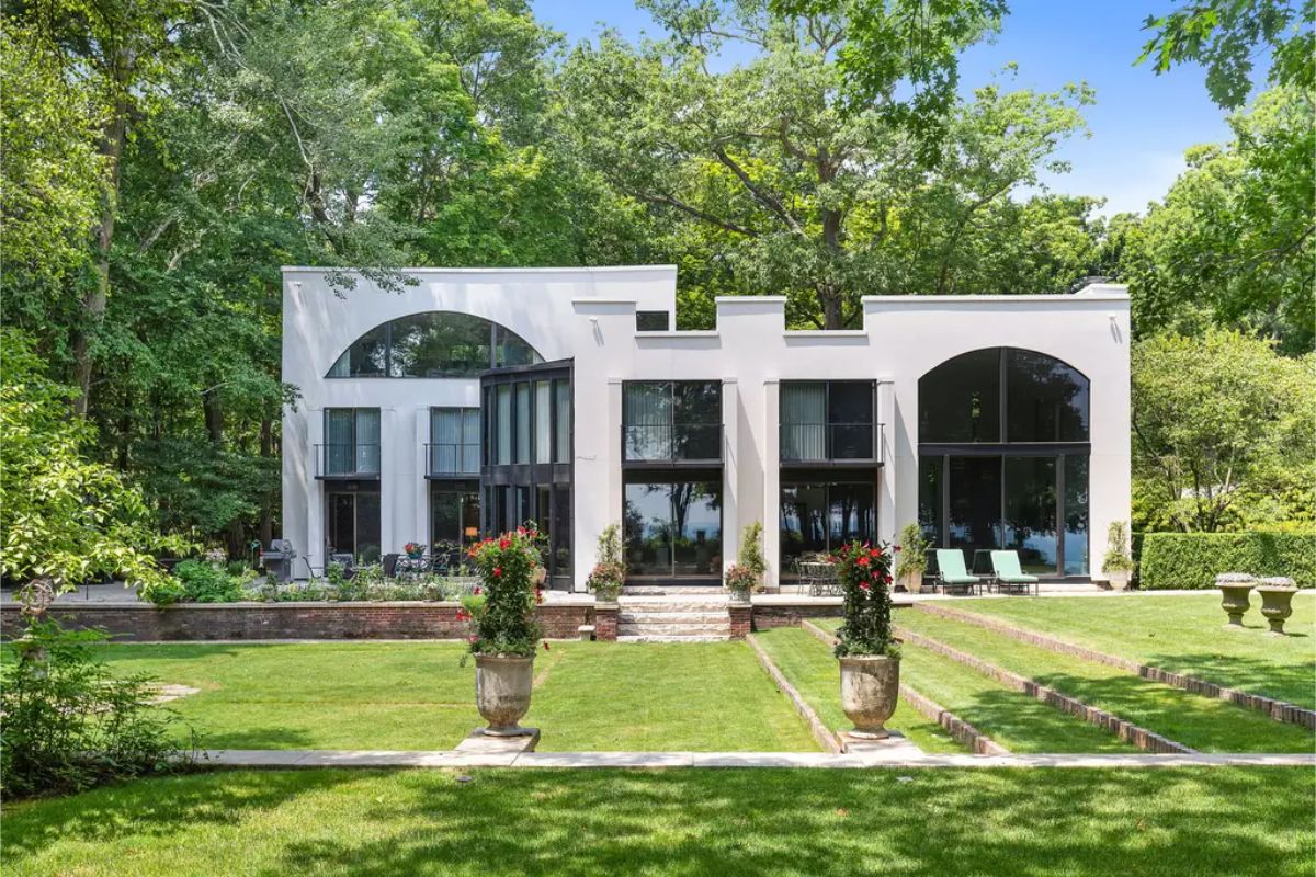 All this for $5,395,000 in Lake Bluff. This 5-bedroom, 5-bathroom architectural masterpiece, spanning 5,751 square feet, was designed in 1979 by renowned architect Roy Binkley and sits on 2.8 acres along Lake Michigan in Lake Bluff, IL.