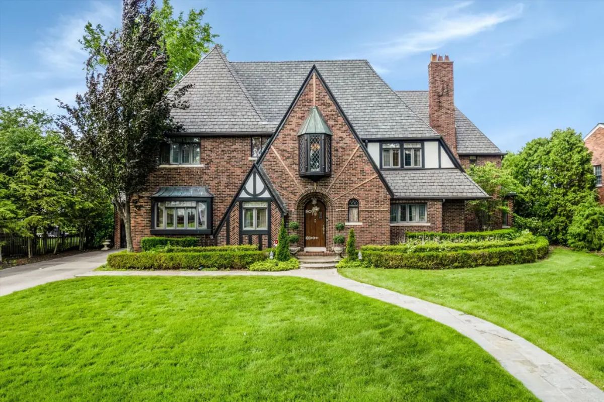 This 1920 Tudor-style home offers 5,454 square feet of refined living space, combining timeless craftsmanship with thoughtful updates.