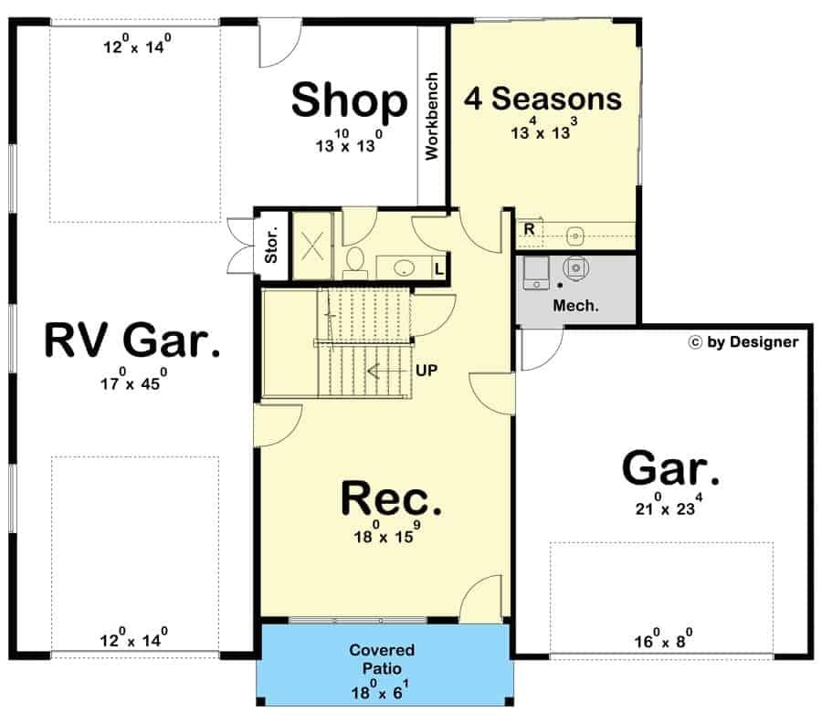 Explore the Spacious Garage and Versatile Workshop Layout