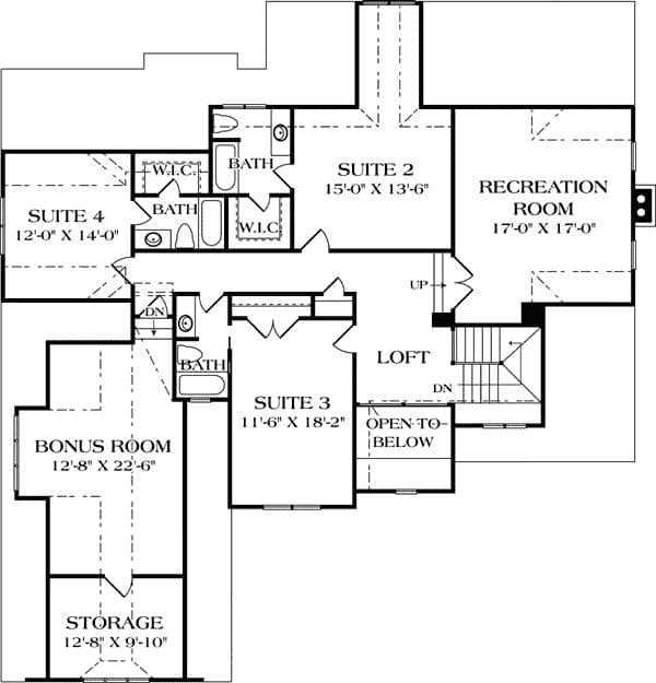 Explore the Versatile Upper Floor with a Spacious Recreation Room