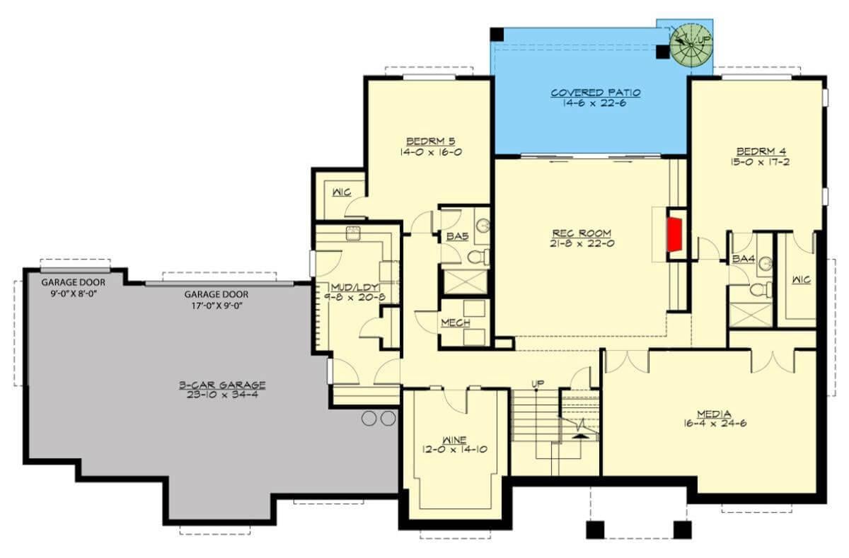 Explore the Spacious Lower Level with Rec Room and Wine Cellar