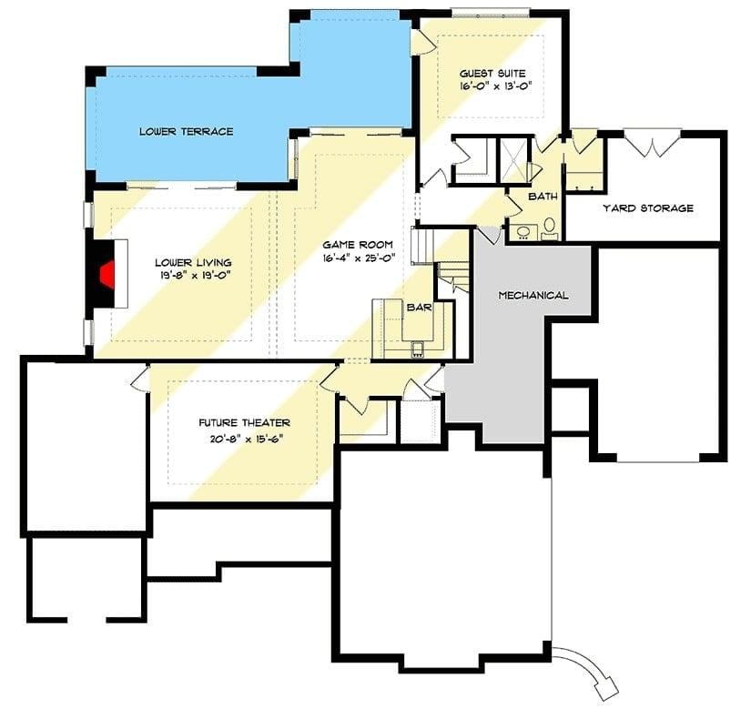 Explore the Lower Level with a Future Home Theater
