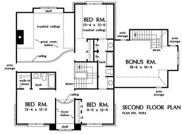 Explore the Versatile Bonus Room in This Spacious Second Floor Plan