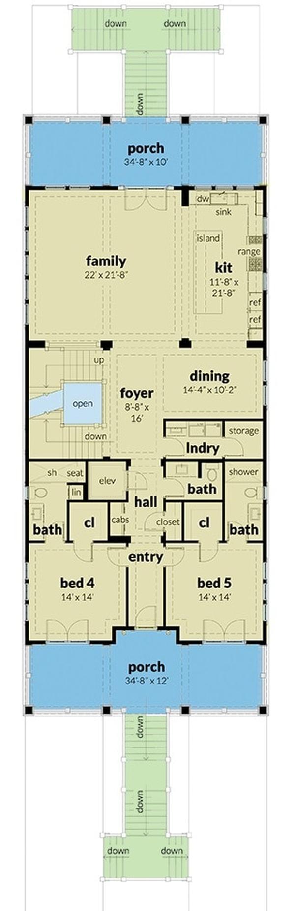 Explore the Dual Porches in This Thoughtfully Designed Floor Plan