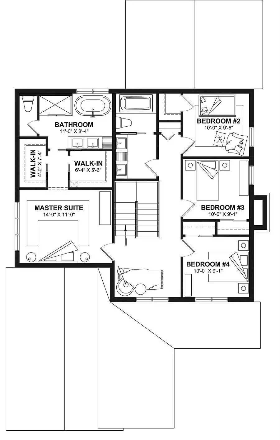 Explore This Thoughtfully Designed Four-Bedroom Floor Plan