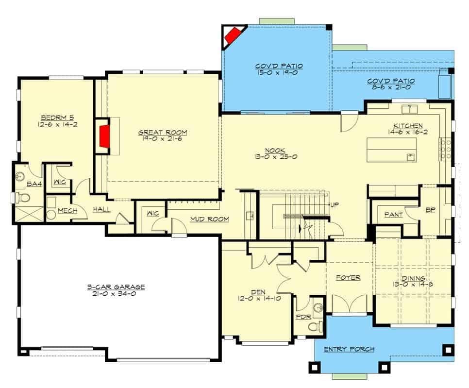 Explore the Flow from the Great Room to the Covered Patios
