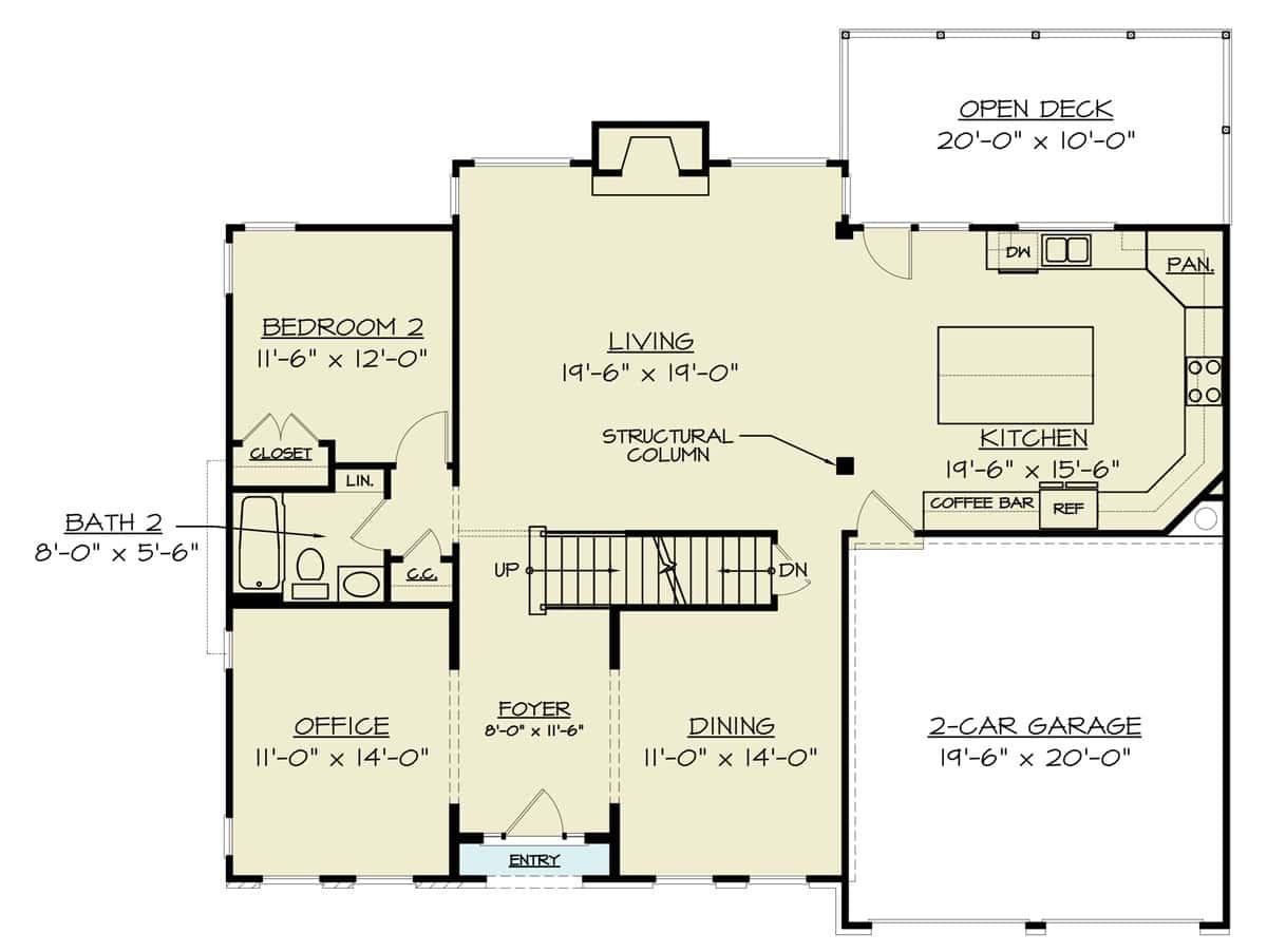 Explore This Thoughtfully Designed Floor Plan with Open Deck