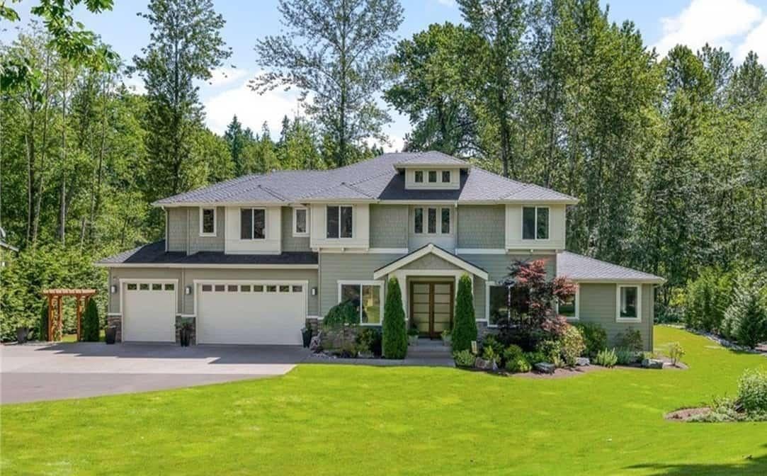 Traditional Two-Story Home with Charming Gabled Entry