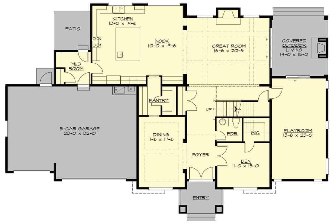 Explore the Spacious Layout with a Three-Car Garage