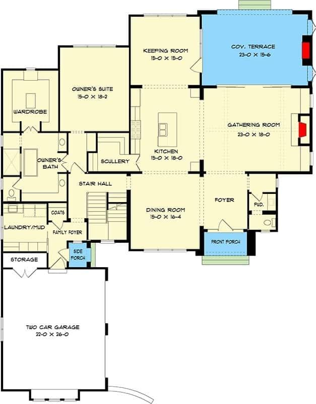 Explore the Spacious Flow of This Open-Concept Floor Plan