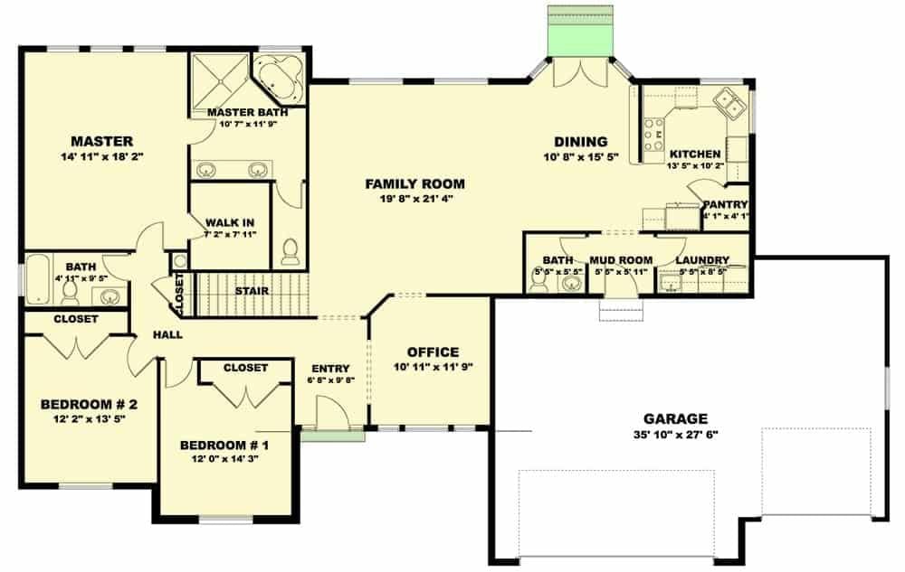 Explore the Open Layout of This Family-Friendly Floor Plan