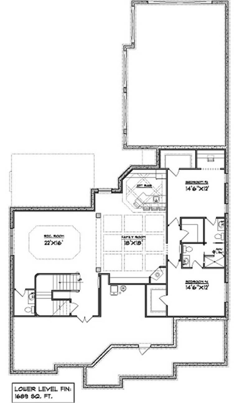 Lower Level Floor Plan