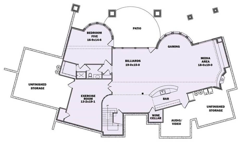 Lower Level Floor Plan
