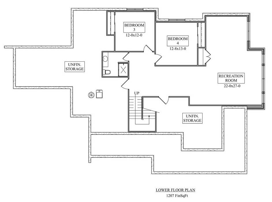 Lower Level Floor Plan