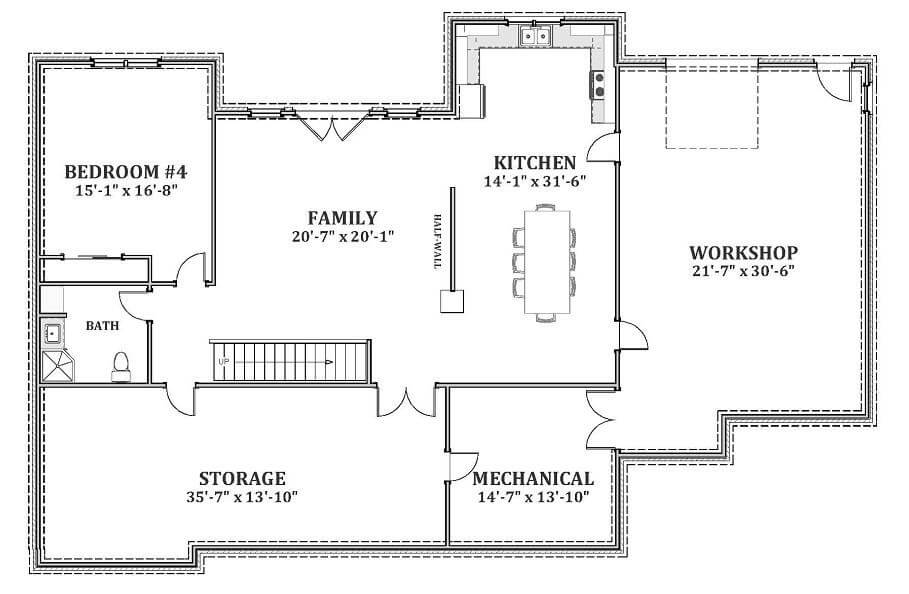 Second Level Floor Plan