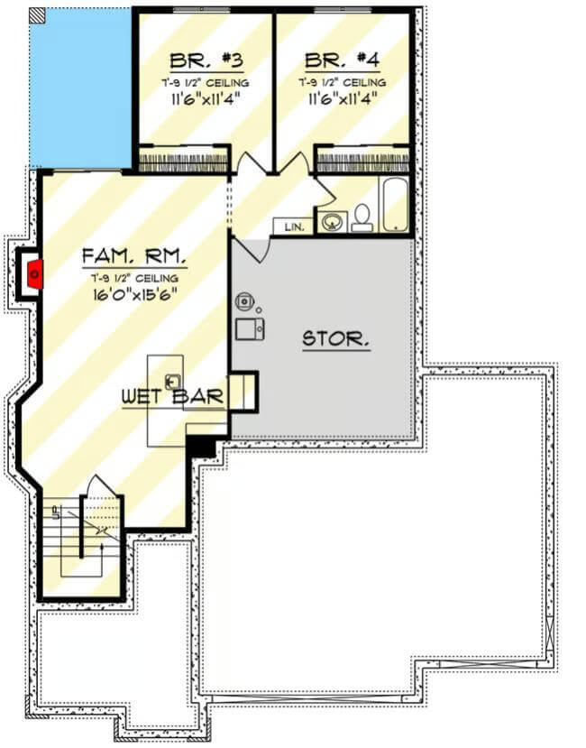 Lower Level Floor Plan