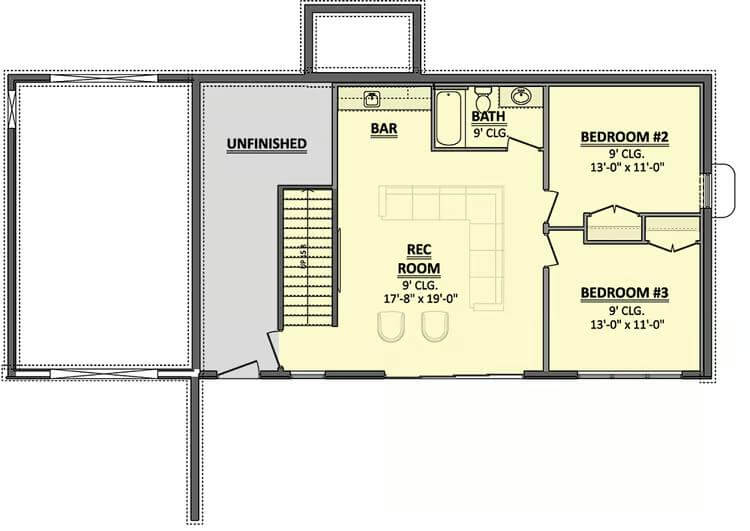 Lower Level Floor Plan