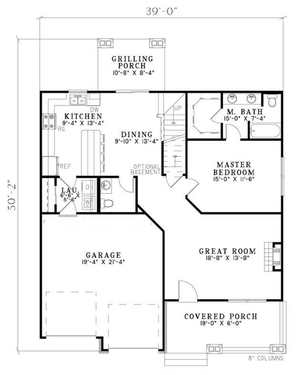 Main Level Floor Plan