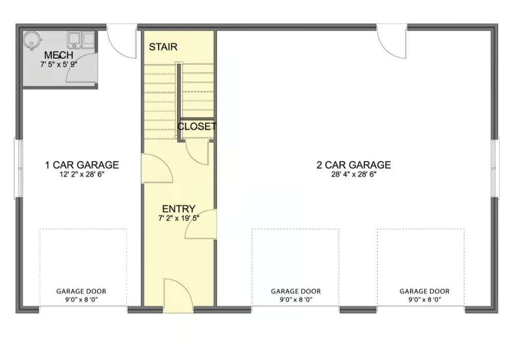 Main Level Floor Plan