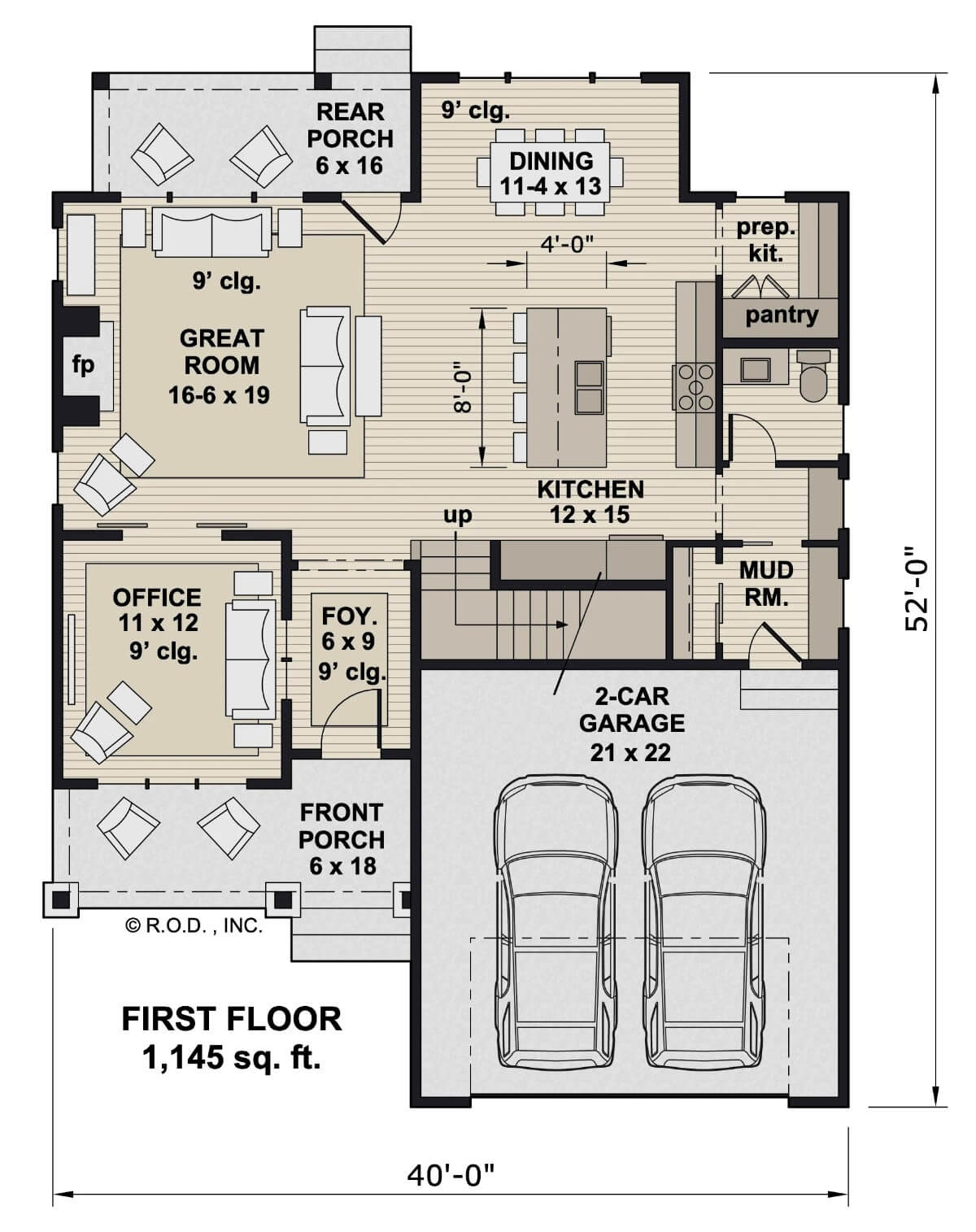 Main Level Floor Plan