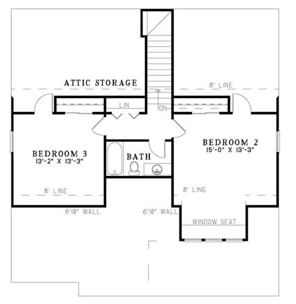 Second Level Floor Plan