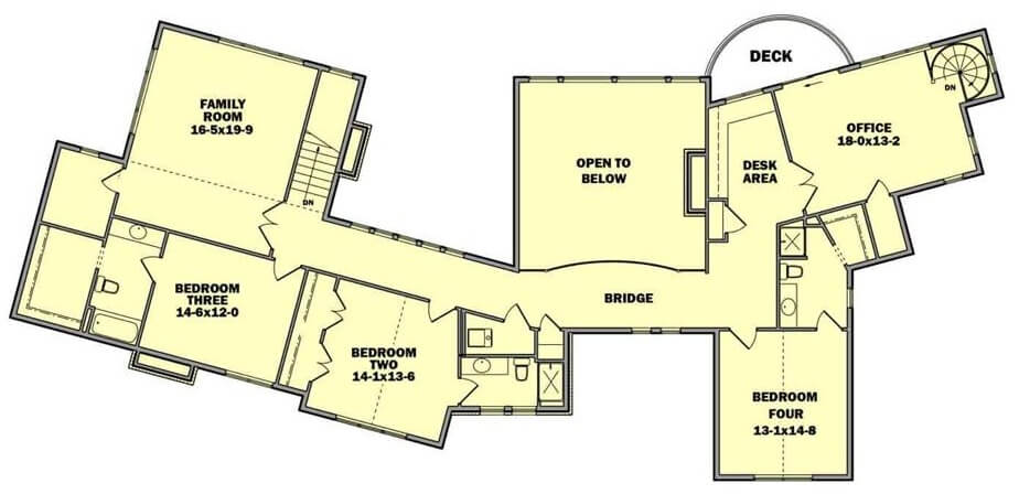 Second Level Floor Plan