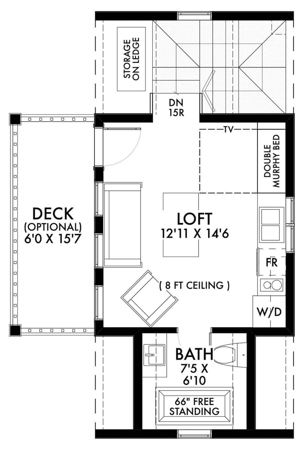 Second Level Floor Plan