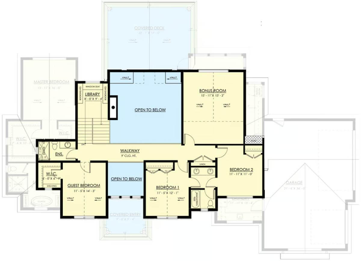 Second Level Floor Plan