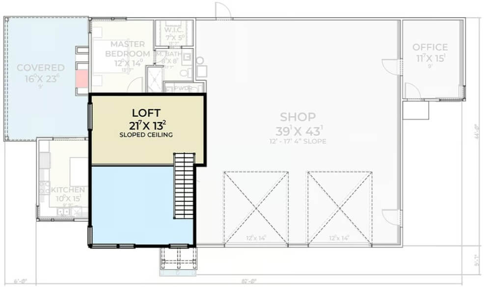 Second Level Floor Plan