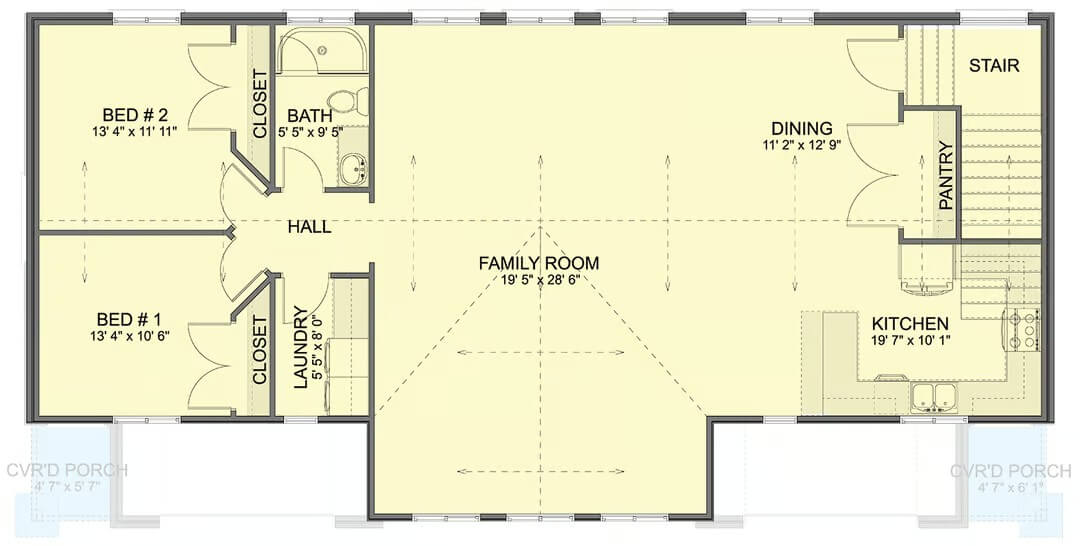 Second Level Floor Plan
