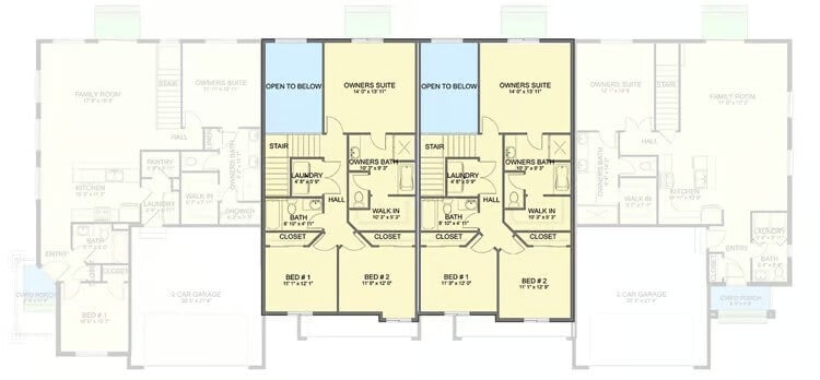 Second Level Floor Plan