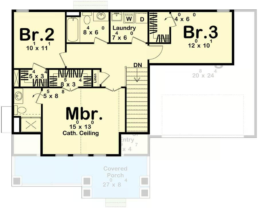 Second Level Floor Plan
