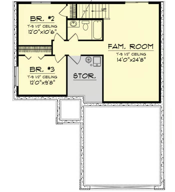 Lower Level Floor Plan