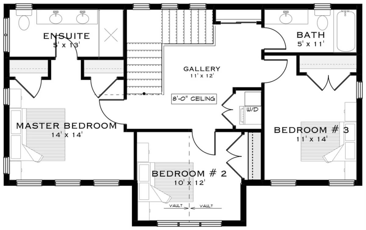 Second Level Floor Plan