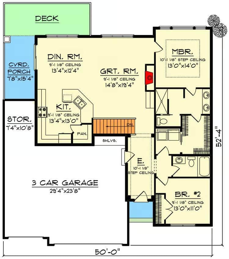 Explore This Smart Layout Featuring a Spacious 3-Car Garage
