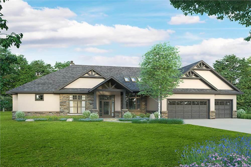 Craftsman Charm with Striking Gable Accents
