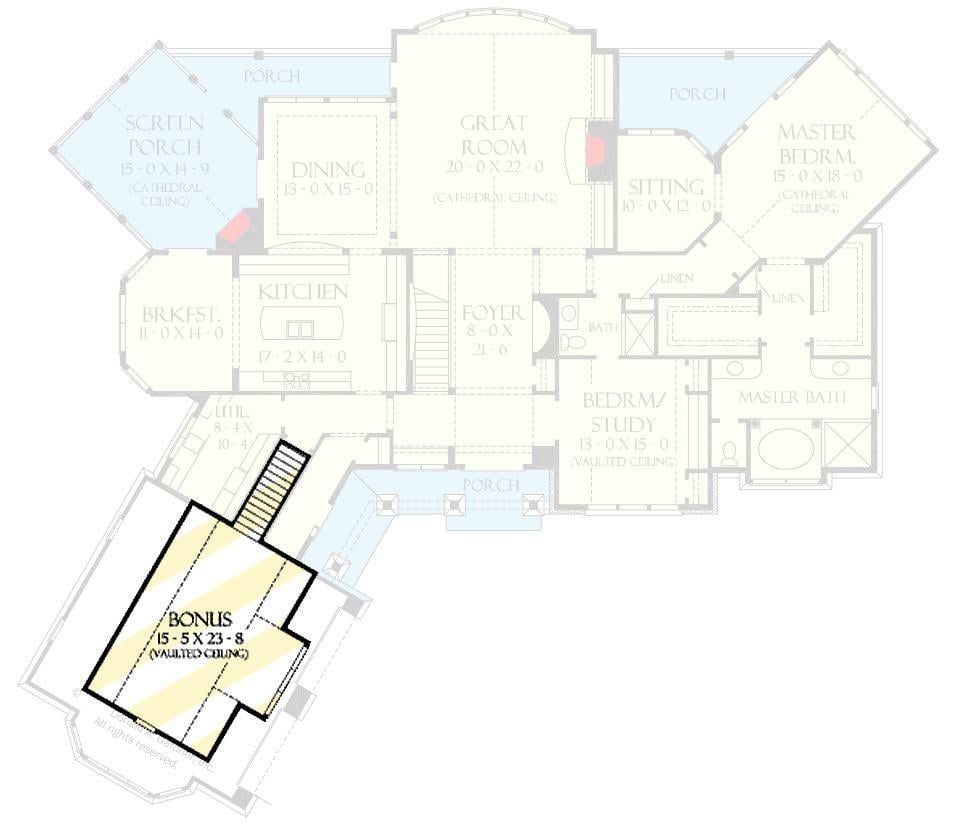 Explore the Versatile Bonus Room in This Thoughtful Layout