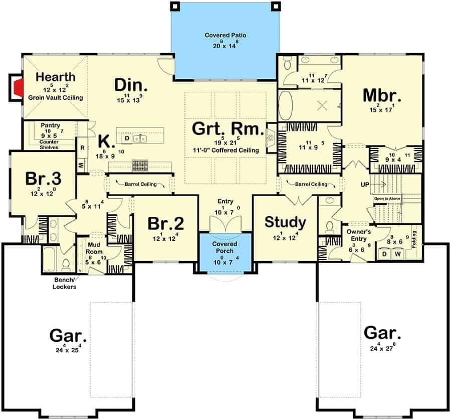 Explore This Thoughtfully Designed Floor Plan with a Central Great Room