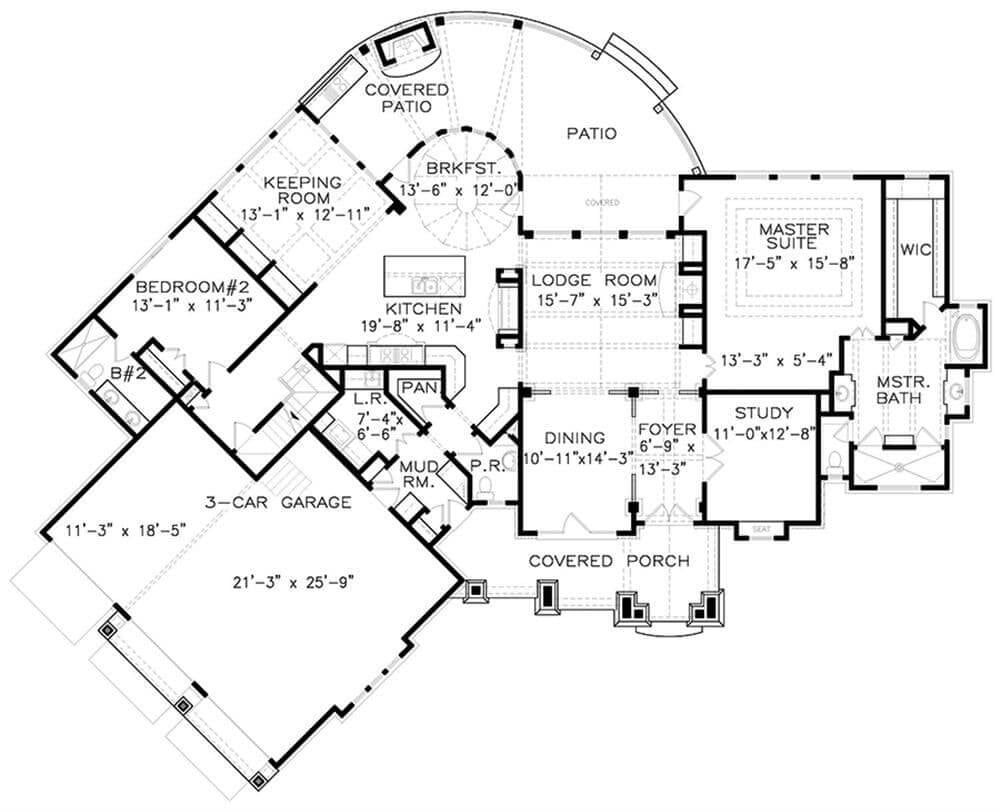 Explore This Spacious Floor Plan with a Convenient Three-Car Garage