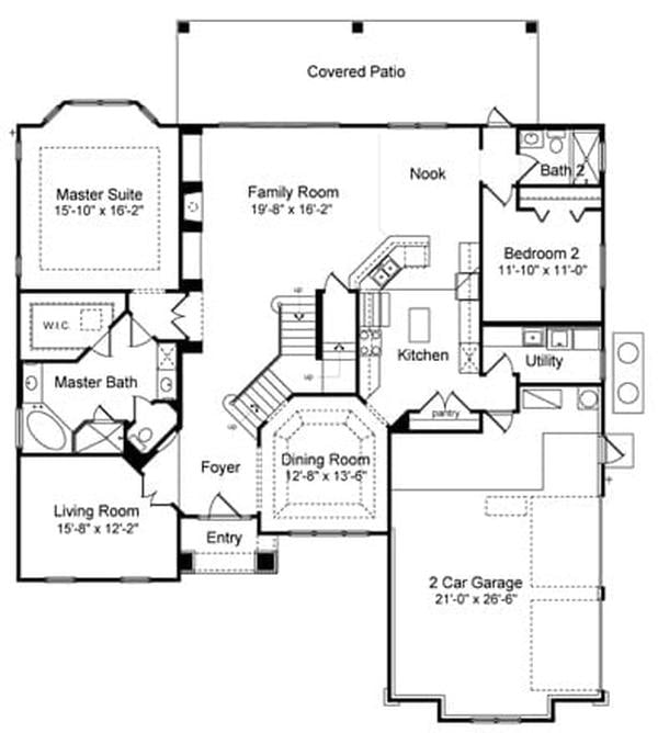 Explore the Spacious Family Room Leading to a Covered Patio
