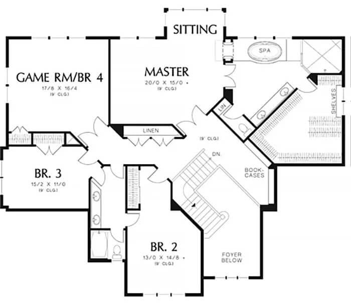 Explore the Upper Floor Layout with a Versatile Game Room