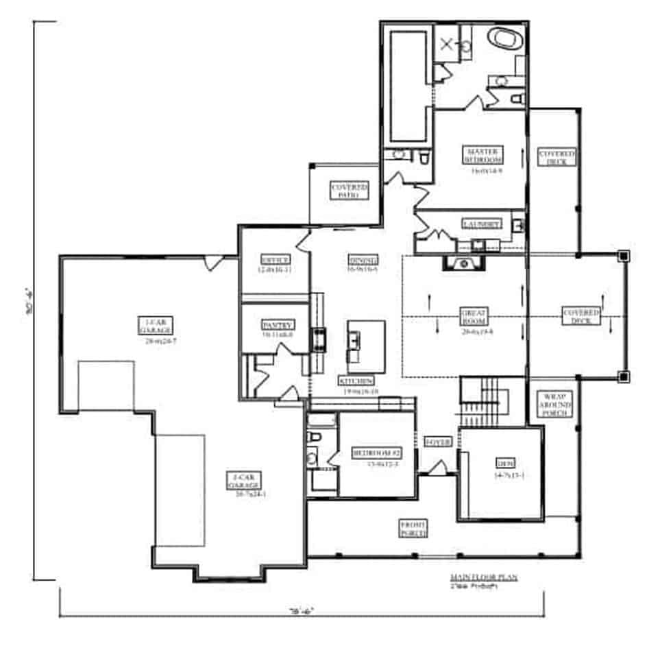 Explore This Thoughtfully Designed Floor Plan with Covered Decks